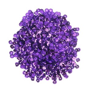Unique Bargains Loose Shine Smooth Crafts Sewing Cup Iridescent Sequin 2400 Pcs - 1 of 4