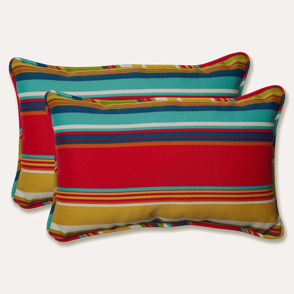 Photos - Pillow Westport Outdoor 2-Piece Lumbar Throw  Set -  Perfect: Weather