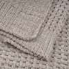 50"x60" Shiny Waffle Chenille Knit Throw Blanket - Evergrace - 3 of 4