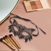 Unique Bargains Lace Half Face Party Mask Black 1 Pc - 4 of 4