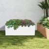 YIYIBYUS Rectangular Planter Box, 38*15*15in Outdoor Modern Planter - 3 of 4
