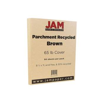 Brown Parchment 65lb 4 x 6 Blank Note Cards - 25 Pack - by Jam Paper