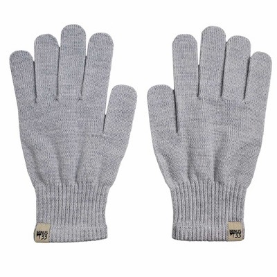 Minus33 Merino Wool Lightweight - Glove Liners Ash Gray S
