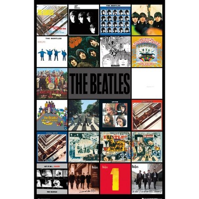 Trends International 24X36 The Beatles - Albums Framed Wall Poster Prints
