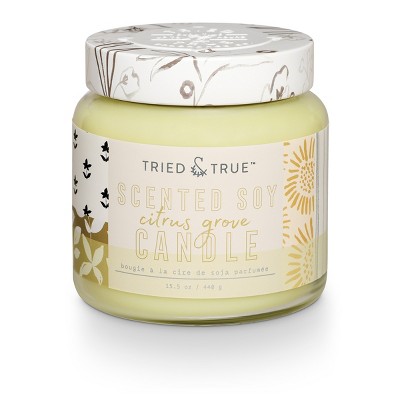 Storied Home Tried & True Large Jar, Citrus Grove