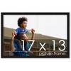 PosterPalooza | Modernist Black Picture Frame - UV Acrylic, Backing Board, Hanging Hardware Included - 2 of 4