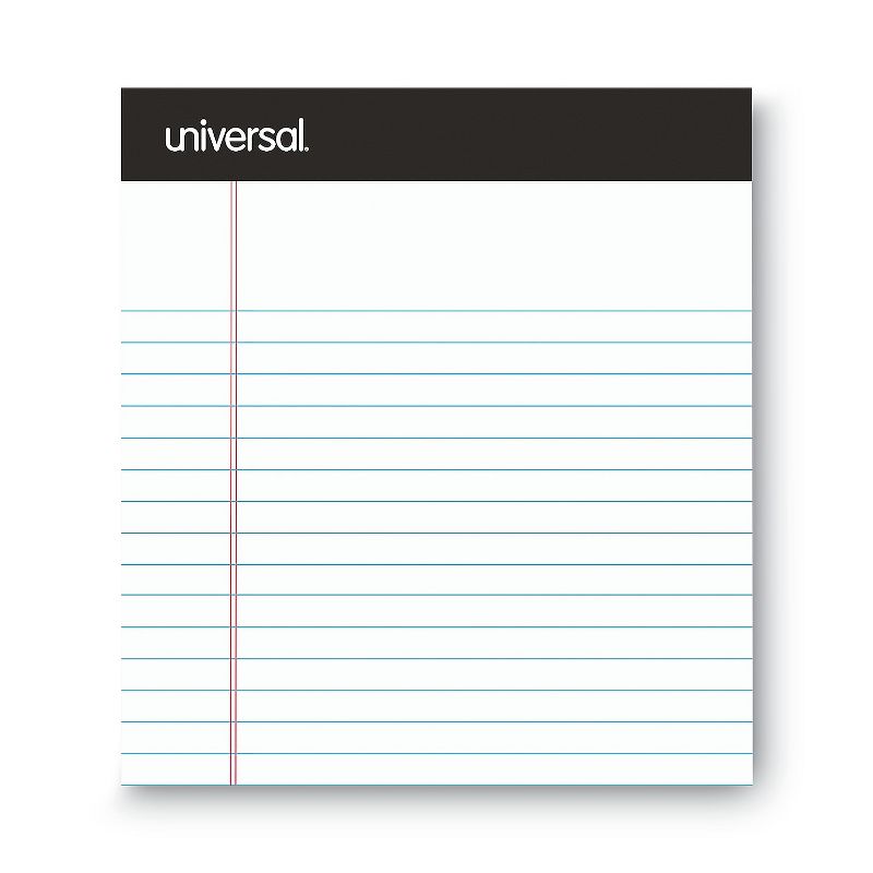 Universal Premium Ruled Writing Pads White 5 x 8 Narrow Rule 50 Sheets 6 Pads 56300, 5 of 8