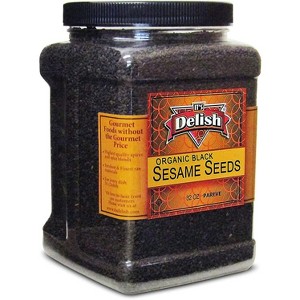 Whole Black Sesame Seeds by It's Delish, 2 LBS Jumbo Container - 1 of 4