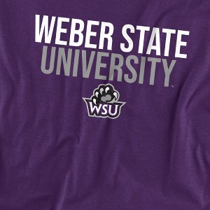 Men's Weber State University Official Stacked T-Shirt - 1 of 4