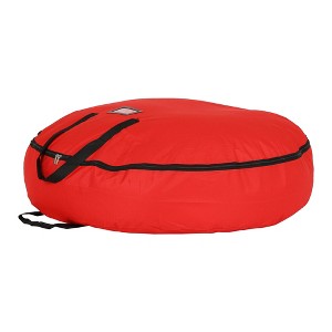 REGALWOVEN Christmas Foldable Round Storage Bags with Handles for Closet - 1 of 4