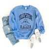 Simply Sage Market Women's Graphic Sweatshirt Yellowstone National Park Mountain - 3 of 4