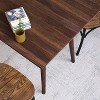 Taylor & Logan Dining Table Walnut: 4-Point Leg, Wood Frame, 29.75" Height, Seats 4 - image 3 of 4