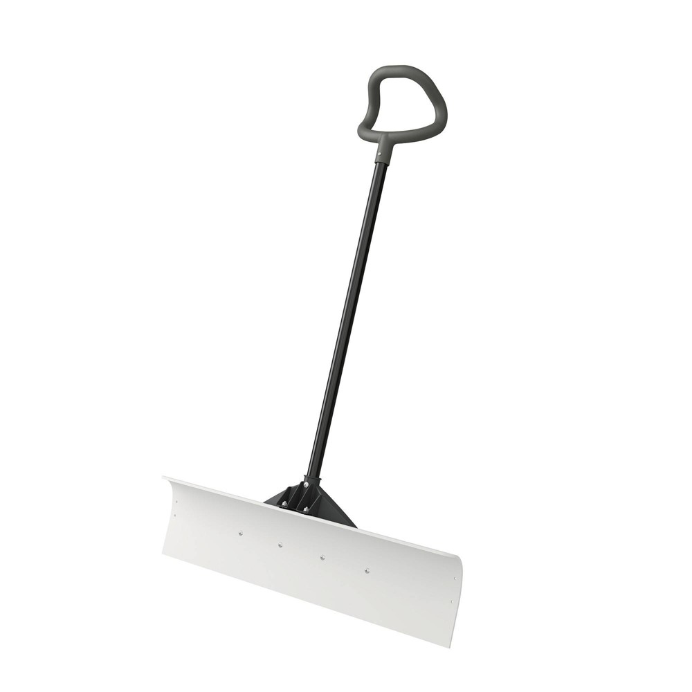 Green Suncast SP1550 20-Inch Snow Shovel/Pusher with Wear Strip 