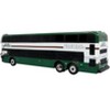 Alexander Dennis Enviro 500 Double Decker Bus "AC Transit / Transbay" Green and White 1/87 (HO) Diecast Model by Iconic Replicas - 3 of 4