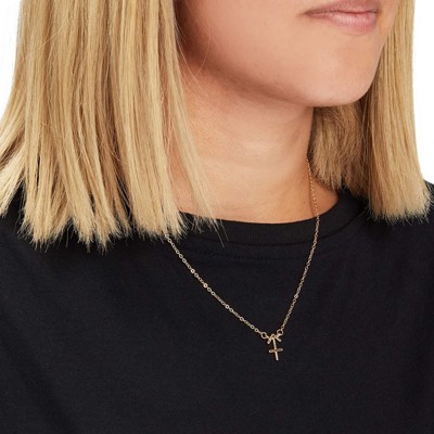 Zodaca 2 Piece Sagittarius Zodiac Necklace and Bracelet Jewelry Set for Women, Gold