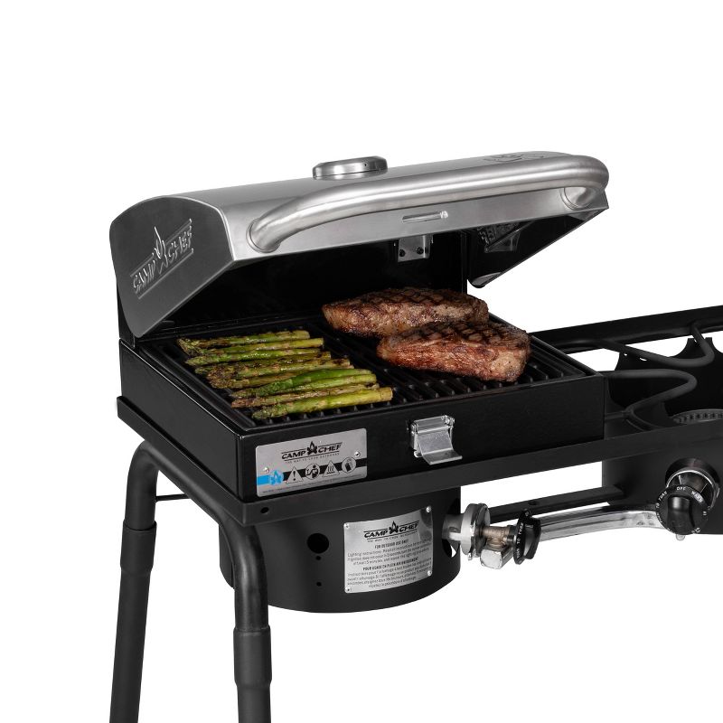 Camp Chef 14&#34; x 16&#34; Deluxe Stainless Steel BBQ Gas Grill BB30LS, 3 of 7