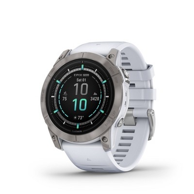 Garmin epix Pro (Gen 2) Sapphire Edition Titanium with Whitestone Band