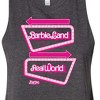Women's - Barbie - Barbieland Real World This Way Signs Graphic Racerback Tank - 2 of 3