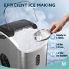 EUHOMY Portable Nugget Ice Maker, 34lbs/Day, Fast 6-8 Min Production, Self-Cleaning,for Home, Office, RV & Parties, Silver - 4 of 4