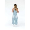 Coolmee Women's Barrel Overalls Jumpsuits for Casual Loose Baggy Jeans Pants Sleeveless Bib Jumpers with Pockets - 4 of 4