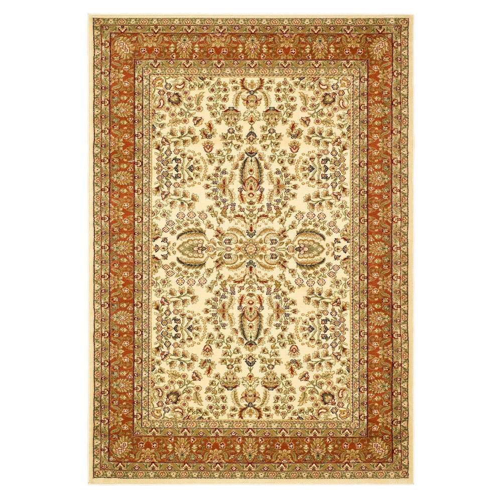 5'3inx7'6in Soledad Rug Ivory/Rust - Safavieh