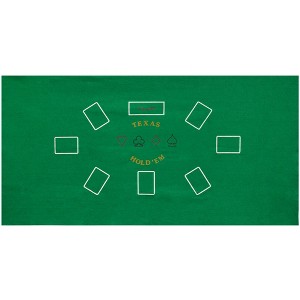 GSE 36" x 72" Portable Casino Texas Hold'em Tabletop Layout Mats, Casino Table Top Felt - 1 of 1