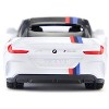 BMW Z4 M40i Cabriolet White with Black Top with Extra Wheels and Decals 1/50 Diecast Model by Siku - 4 of 4