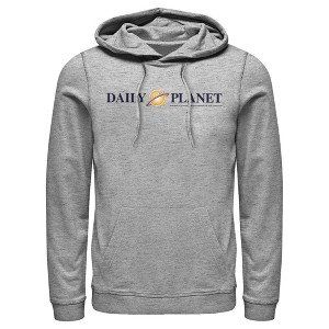 Men's Superman Daily Planet Logo Pull Over Hoodie - 1 of 3