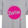 Women's - Barbie - Mattel Barbie Burst Oversized Graphic T-Shirt - 2 of 4