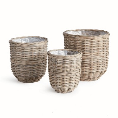 Plum & Post Arlette Basket Planters Set of 3