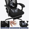 Ergonomic Office Chair with Adjustable Lumbar Support & Footrest, High-Back Mesh Computer Chair, 400LB Capacity for Home, Office, and Gaming - 4 of 4