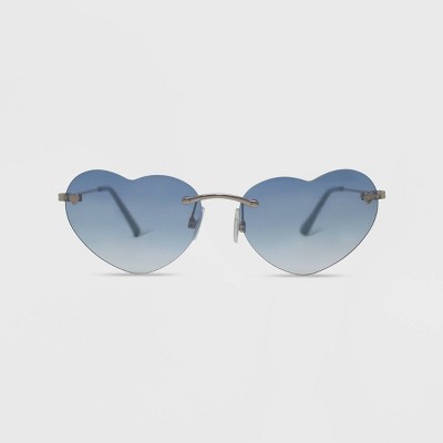Women's Metal Square Oversized Sunglasses - Wild Fable™ Silver