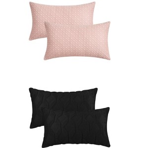 REGALWOVEN 4 Pcs Geometric Pattern Throw Pillowcases for Sofa, Living Room - 1 of 4