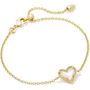 Ari Heart Link Chain Bracelet, Gold Tone Fashion Jewelry with Interlocking Heart Design for Women - 1 of 4
