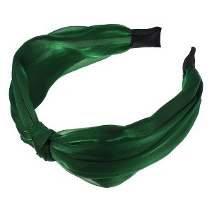 Unique Bargains Women's Fashion Non-Slip Knotted Silky Headband 1 Pc - 1 of 4