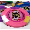 Slickblue 14-Gram Poker Chips 25-Pack, King's Casino Design, Four-Tone Color, Floral Edge Mold, $0.25-$10K - 3 of 3