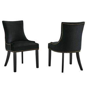 Modway Marquis Performance Velvet Dining Chairs - Set of 2 - 1 of 4