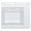 Whisen Full Size Loft Bed, Spacious Wardrobe, Drawers, Shelves & LEDs for Max Space - 4 of 4