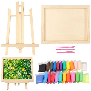 HANSILK 8x10inch Wood Canvas, | DIY Home Décor, Family Bonding Activity - 1 of 4