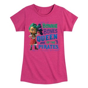 Girls' - Santiago of the Seas - Bonnie Bones Queen of the Pirates Fitted Short Sleeve Graphic T-Shirt - 1 of 4