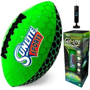 Sunlite Sports Waterproof Football, Outdoor Play, for Pool Beach Lake Park Water Toy, for Kids Children Teens Adults, Family Fun - Blue - 1 of 4