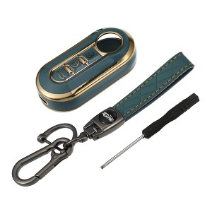 Unique Bargains Car Smart Key Fob Case Kit Compatible for Fiat 500 - 1 of 4