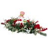 Northlight Candy Cane Snowman and Ornaments Christmas Swag - 37.5" - Unlit - 4 of 4