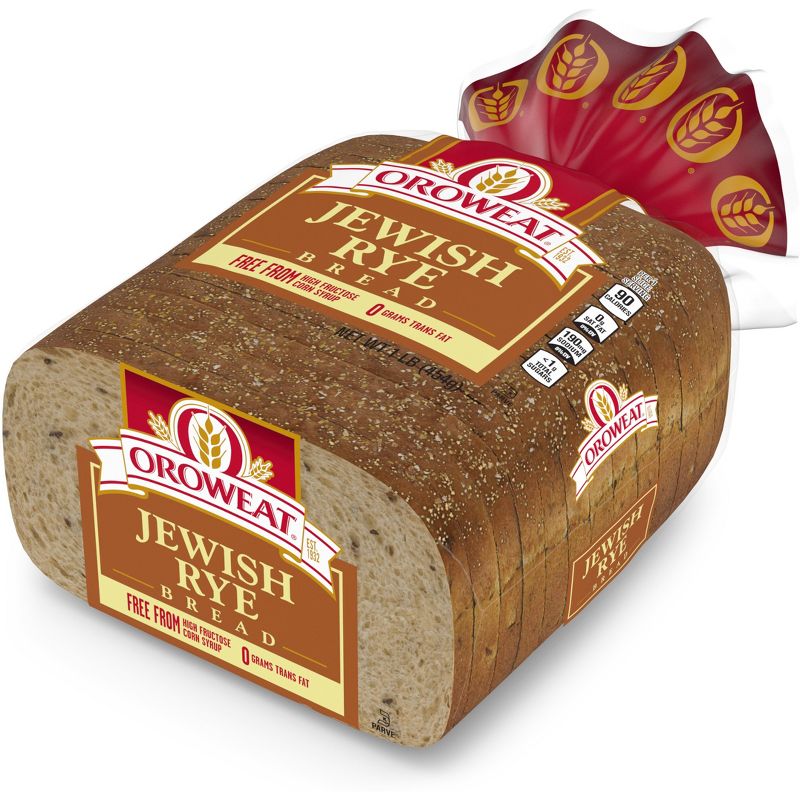 Oroweat Jewish Rye Bread - 16oz, 4 of 7