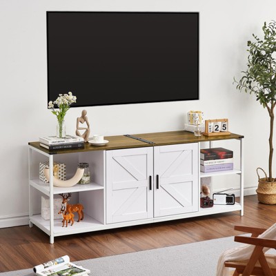 Tv Stands With Storage Place, Industrial Tv Stand For Tv Up To 75'', 63 ...