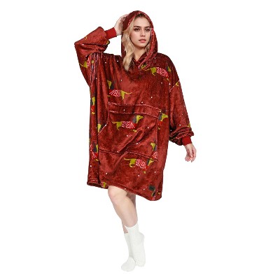 Tirrinia Women's Hoodie Sweatshirt, Casual Pullover Sweater, Soft Comfy Blanket Hoodie Sweatshirt, One Size Fits All, Gift for her