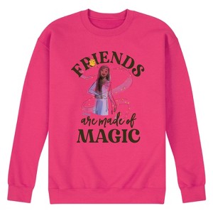 Men's - Disney - Friends Are Made Of Magic Graphic Fleece Sweatshirt - 1 of 4