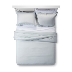 Gray Mint Damask Stripe Comforter Set (Queen) - Fieldcrest , Size: Full/Queen, Gray Green