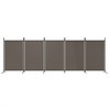 vidaXL 5-Panel Room Divider Anthracite 170.5"x70.9" Fabric - 3 of 4