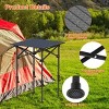 Portable Folding Camping Table With Adjustable Height Rustproof Carbon Steel Foldable Roll-Up Camping Table - 4 of 4
